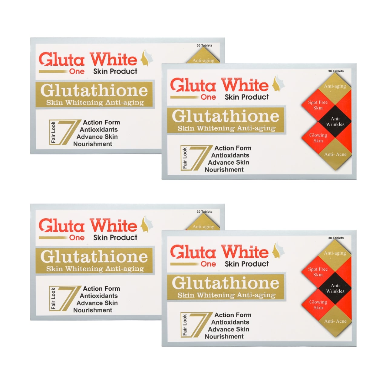 Gluta White Glutathione 500mg Capsule (60 Days)