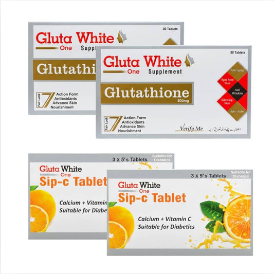 Glutathione & Vitamin C for Whitening (30-Days)